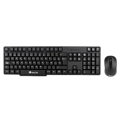 Imagen de Combo Ngs Euphoria Kit Ratón Y Teclado Qwerty Pt Inalámbricos. Teclas Silenciosas. Usb 2.4ghz.