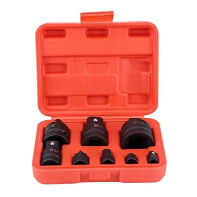 Imagen de Llaves de Vaso Adaptador, 8x Adaptadores Enchufe Convertidor Reductor Impacto Profesional 1&quot;a 3/4&quot;, 3/4 &quot;a 1/2&quot;, 1/2 3/8&quot;, 3/8 1/4&quot;, 1/4 1&quot;