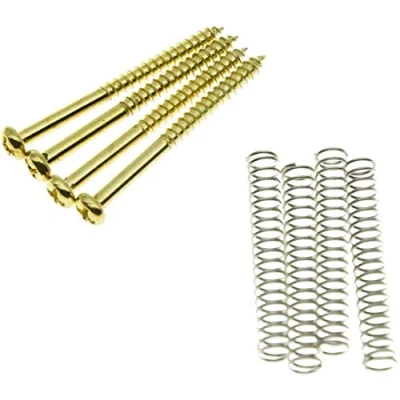 Imagen de Dopro 4 tornillos de montaje dorados, para pastilla bajo P Bass Jazz o P90