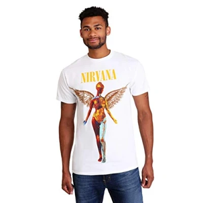 Imagen de FEA Camiseta Nirvana in Utero Blanco, M