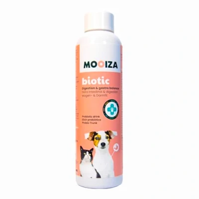 Imagen de MOOIZA Biotic Probio Probiotico Perros y Gatos Flora Intestinal Apoyo Gastrointestinal Natural Elixir de Hierbas Fermentadas Probióticos Lácteos Digestión Saludable, Fortalece Sistema Inmune