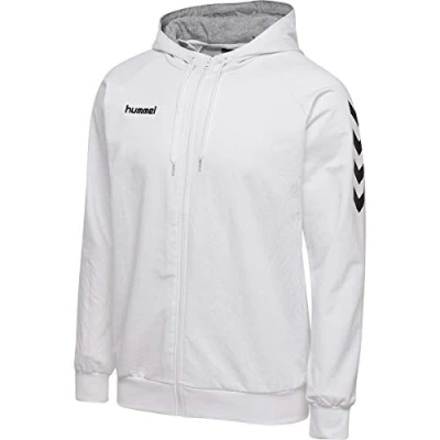 Imagen de hummel HMLGO Kids Cotton Zip Hoodie Color: White_Talla: 128