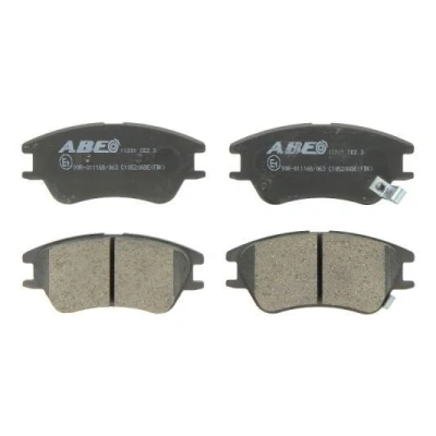 Imagen de ABE C10520ABE Juego de pastillas freno Eje delantero Low Metallic con avisador acústico desgaste HYUNDAI: Atos