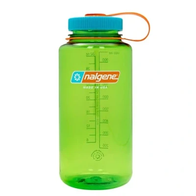 Imagen de Nalgene Sustain Tritan Botella de agua sin BPA hecha con material derivado del 50% residuos plásticos, 32 onzas, boca ancha, pera