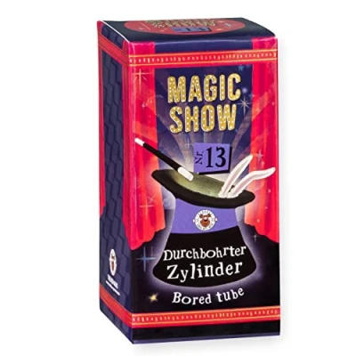 Imagen de TRENDHAUS 957771 Magic Show nº 13 [Cilindro Perforado], Trucos de Magia sorprendentes para niños a Partir 6 años, Incluye Videos en línea, Multicolor, Trick nr.13