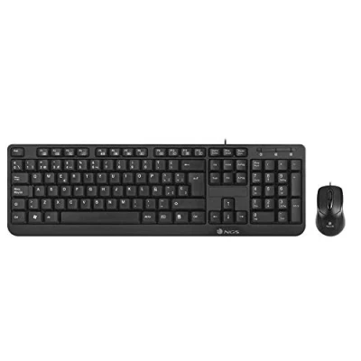 Imagen de Kit Ngs Cocoa Teclado Azerty Francés Y Ratón, Conexión Cable Usb, Dpi 1200.