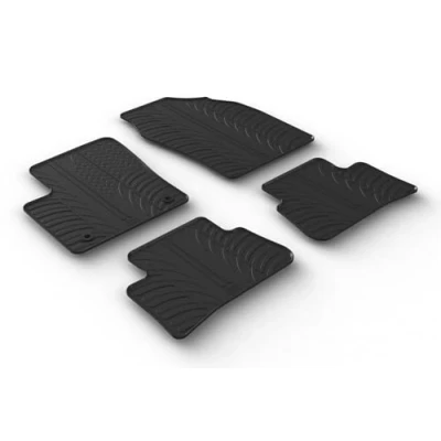 Imagen de Gledring Alfombrillas de Goma Compatible con Toyota C HR (HEV) 2023 (Perfil T 4 Partes + Clips Montaje)