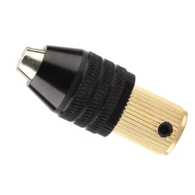 Imagen de taladro Chuck 0.3 3.4 mm,Mini mandril de apriete automático Accesorios para eléctrico Capacidad sujeción(3.17mm)