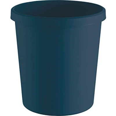 Imagen de Helit H6405834 Papelera The Green German, 18 litros, de plástico reciclado con certificado Blauer Engel (azul, 1 unidad)