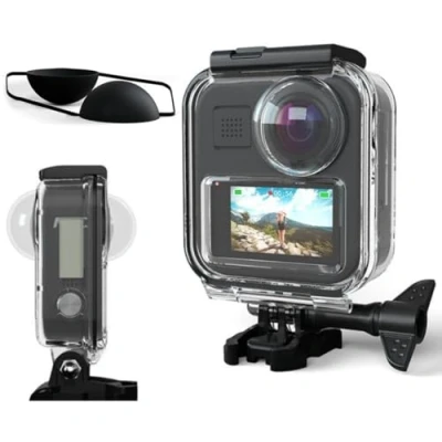 Imagen de Taoric Caja de Carcasa Impermeable para Gopro MAX Acción Cámara, Protectora Buceo bajo el Agua 30M con Soporte Accesorios