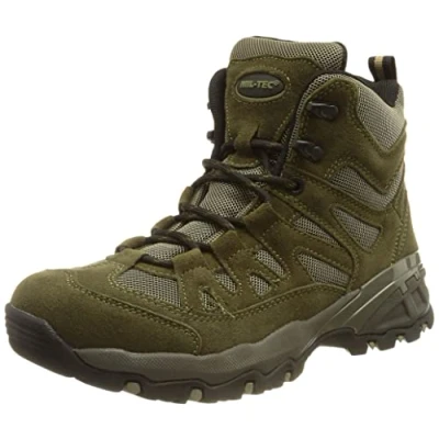 Imagen de Mil Tec Escuadrón, Botas para Senderismo Hombre, Verde Oliva, 44 EU