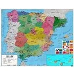 Imagen de Grupo Erik Editores MPGE0219 Mini póster mapa de España, 40 x 50 cm