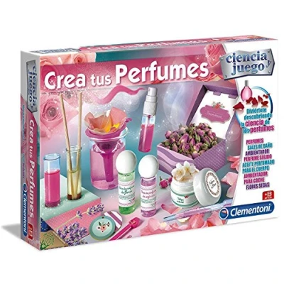 Imagen de Clementoni Kit crea tus perfumes, juego educativo cosmética, a partir de 8 años, juguete en español (55204)