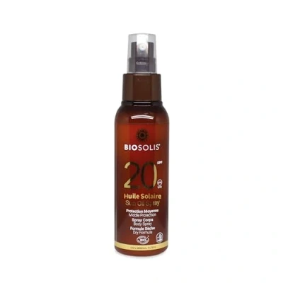 Imagen de Biosolis Aceite Solar Piel Y Cabello Spf20 100Ml. 1 Unidad 150 g