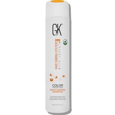 Imagen de GK HAIR Global Keratin Moisturizing Shampoo (300ml / 10.1 Fl Oz) para hidratar y proteger el color del cabello seco, dañado encrespado, sin parabenos ni sulfatos