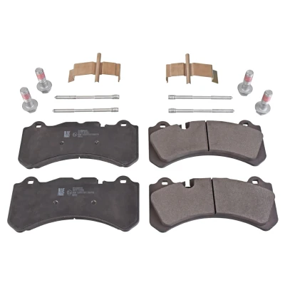 Imagen de BLUE PRINT ADF124233 Juego de pastillas freno Eje delantero preparado para indicador desgaste con material fijación VOLVO: S60 II, V60 I
