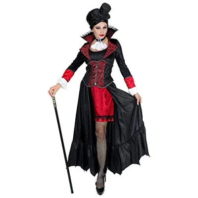 Imagen de WIDMANN MILANO PARTY FASHION Disfraces de Mujer Vampiro, Chupasangre, Terror, Halloween