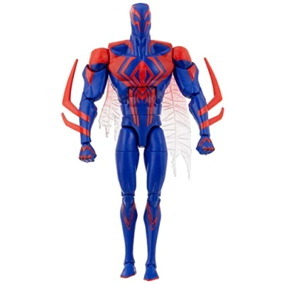 Imagen de Hasbro Marvel Legends Series Across The Verse (Parte uno) Spider Man 2099 Figura de acción 15 cm, 2 Accesorios (F3849)