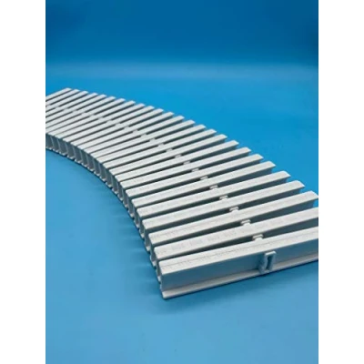 Imagen de PI Rejilla Recta 195mm x 22mm Piscina Trasversal Adaptable a Curvas Medidas Universales Compatible con Rejillas Astral PoolIberica (470 Unidades (Aprox: 10 Metros))