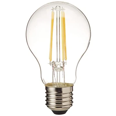 Imagen de BELLALUX bombilla LED, casquillo E27, blanco frío (4000K), filamento transparente, forma de bombilla, sustituye a la convencional 75W, paquete 1