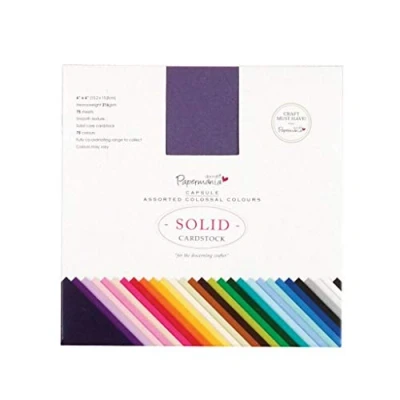 Imagen de docrafts 6 x Inch Solid Premium Cardstock Colossal Capsule (Pack of 75)