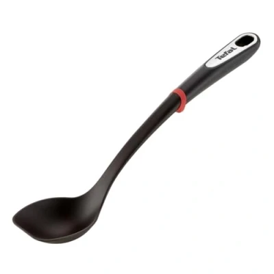 Imagen de Tefal Cuchara Ingenio de plastico resistente y duradero, sin BPA, termoresistente hasta 230 grados temperatura, apto lavavajillas, rojo/negro