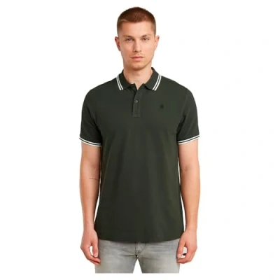 Imagen de G STAR Dunda Slim Stripe Polo para Hombre, Gris (Asfalt D17127 5864 995), S