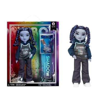 Imagen de Rainbow High Shadow Serie 3 Oliver Muñeca de Moda Azul Niño Conjunto y más 10 Coloridos Accesorios Juego Ideal para niños 4 a 12 años coleccionistas