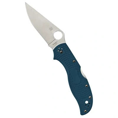 Imagen de Spyderco Stretch 2 Lightweight Straight Spine Mango: FRN* azul Acero: K390 Microclean Filo: Liso