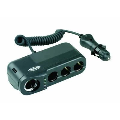 Imagen de Ring Automotive RMS4 Conector de Toma, 4 x 12 V, con Analizador Batería