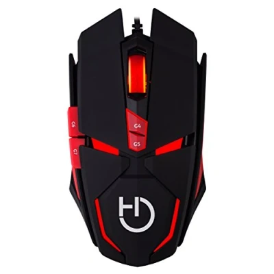 Imagen de Hiditec Ratón Gaming Alámbrico Micrurus RGB Sensor Profesional AVAGO A9800 8.100 dpi Tecnología Gamer OMRON Ordenador PC Portátil Fabricante Español Incluye Garantía de 2 años