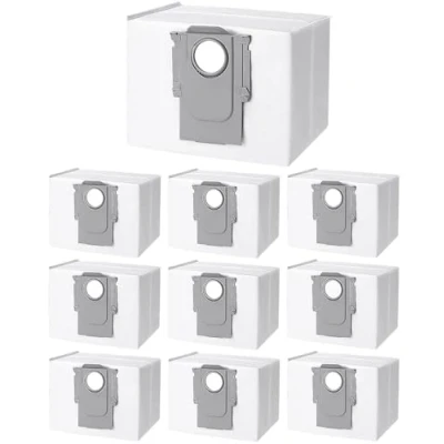 Imagen de 10 Bolsas de Repuesto Aspiradoras Compatibles con Roborock S8+/S8 Pro Ultra/S7 MaxV Ultra/Q7+/Q7 Max+/Q5+/T8,Accesorios Bolsa Polvo para Automáticas Aspirador