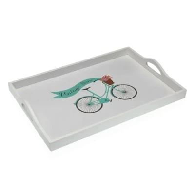 Imagen de Versa Bandeja Bicicleta Madera MDF 30 x 5 45 cm