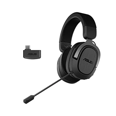 Imagen de ASUS TUF Gaming H3 Wireless Headset with 2.4GHz Connection, Virtual 7.1 Surround Sound, Lightweight design and Copatiable PC, Playstation 5 Nintendo Switch