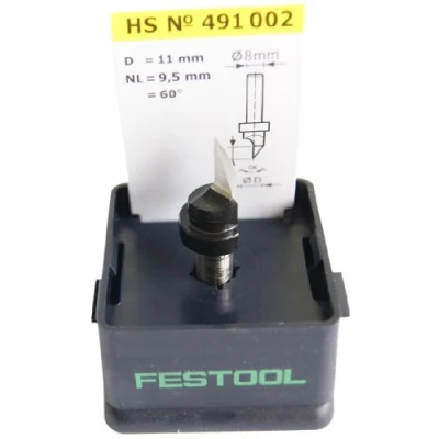 Imagen de Festool 491002 Fresa para tipos HS, vástago 8 mm HS S8 D11/60