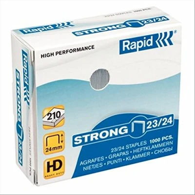 Imagen de RAPID 24870500 Caja 1000 grapas 23/24 mm Strong galvanizada