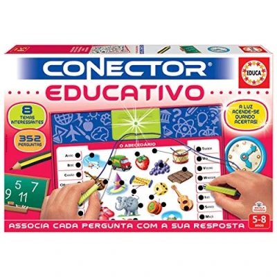 Imagen de Educa Conector Jogo Educativo para crianças. 8 Temas Escolares. A Partir Dos 5 Anos. Ref (17286)
