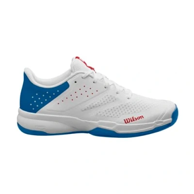 Imagen de Wilson Kaos Stroke 2.0, Tennis Shoe Hombre, White/Deja VU Blue Red, 40 2/3 EU