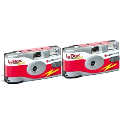 Imagen de Agfa Photo LeBox 400 27 Flash Single Use Camera (2 Unidades)