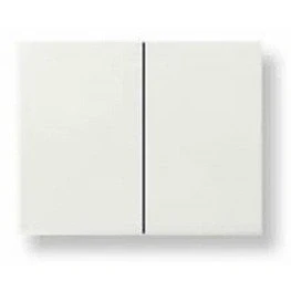 Imagen de Niessen olas Tecla doble interruptor conmutador serie blanco jazmin
