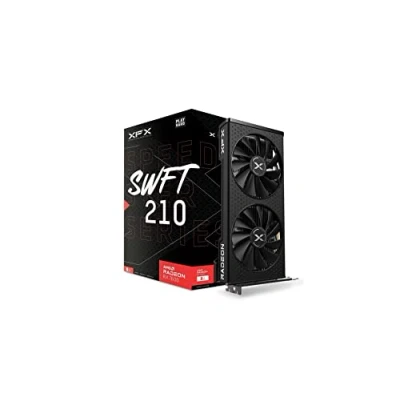 Imagen de XFX Speedster SWFT210 Radeon RX 7600 Core Tarjeta gráfica para Juegos con 8 GB GDDR6 HDMI 3xDP, AMD RDNA™ 3 (RX 76PSWFTFY)