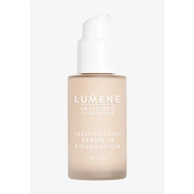 Imagen de Lumene Invisible Illumination Vegan Collagen Serum IN Foundation SPF30 Base de maquillaje, Mujer, Talla: 30 ml, /
