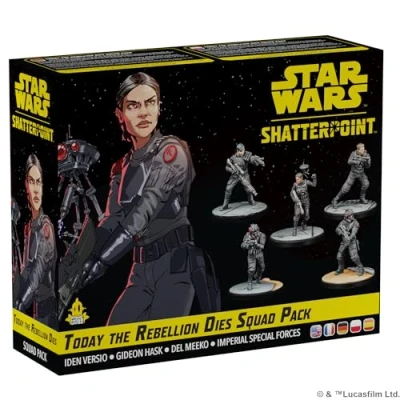 Imagen de Atomic Mass Games Today The Rebellion Dies Squad Pack Juego de Miniaturas A Partir 14 Años para 2 Jugadores 90 Minutos por Partida Multilenguaje (Incluye Español)