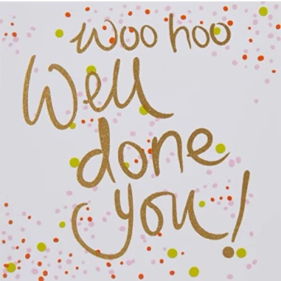 Imagen de Piccadilly Greetings Koko Designs KL002 Tarjeta de felicitación (160 mm cuadrados), color blanco