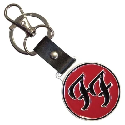 Imagen de Foo Fighters Ff Band Llavero con logotipo, Rojo , talla única