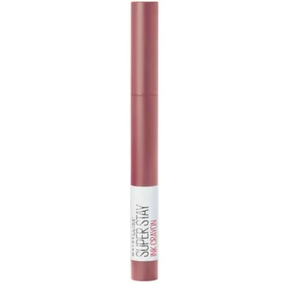 Imagen de Maybelline New York Lápiz labial Super Stay Ink Crayon, mate y duradero, No. 15 Lead the Way, 0.05 onzas