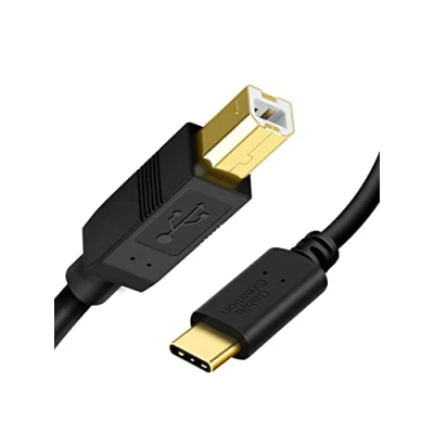 Imagen de CableCreation cable de impresora USB C 1 m, a B, MIDI para Yamaha Casio Digital Piano Controller DJ Controller, 3.3FT Negro