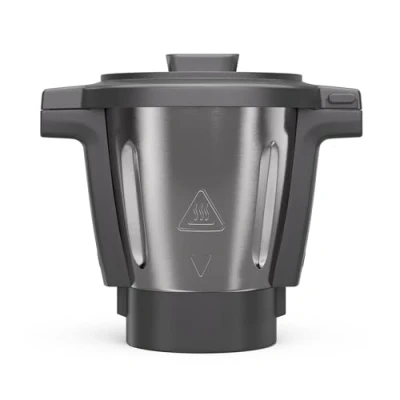 Imagen de Klarstein Batidora de Cerámica Multifuncional, 1700W con Picadora, 4 en 1 Batidoras, Mezcladoras y Procesadores Alimentos para Cocina, 3.2L Pro Combo Grande