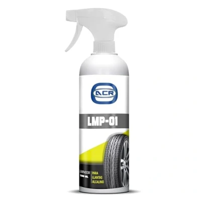 Imagen de ACRYON Limpiador de Llantas. Alto poder desengrasante. Elimina la suciedad. No daña. Llantas aluminio, acero y cromadas. (500 ml)
