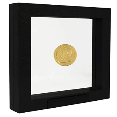Imagen de SAFE 4510 Marco flotante negro 27,5x 22,5 cm para monedas objetos Soporte 3D sus y más